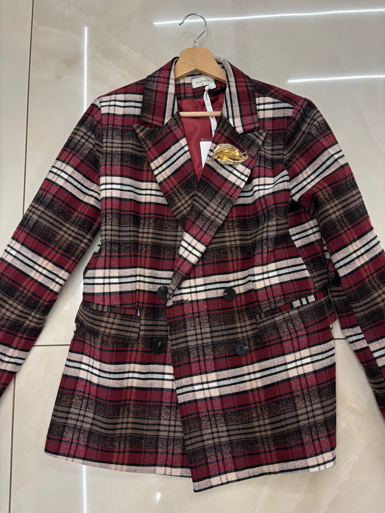 SUSY MIX - GIACCA DOPPIOPETTO - VINO