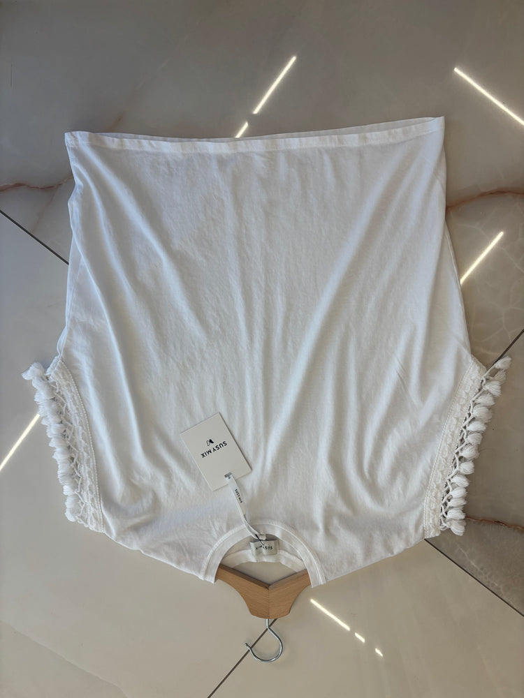 Susy mix - Maglia nappine - BIANCA