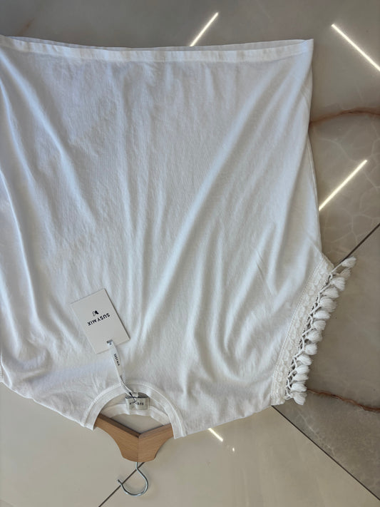 Susy mix - Maglia nappine - BIANCA