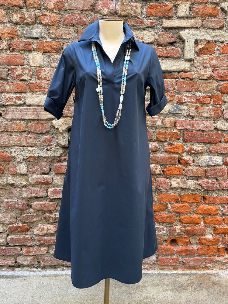 DANIEL E MAYER - ABITO CAMICIA - BLU NOTTE