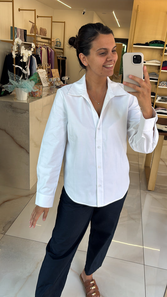 SUSY MIX - CAMICIA A V - BIANCA