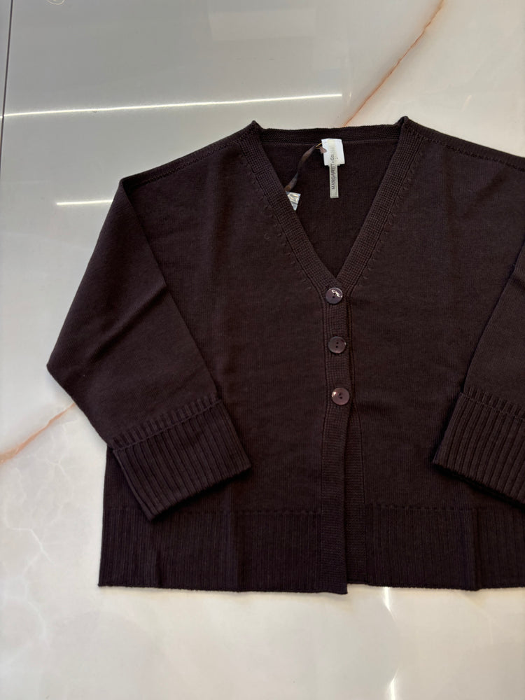 MARGARET - CARDIGAN GRAZIA - CIOCCOLATO