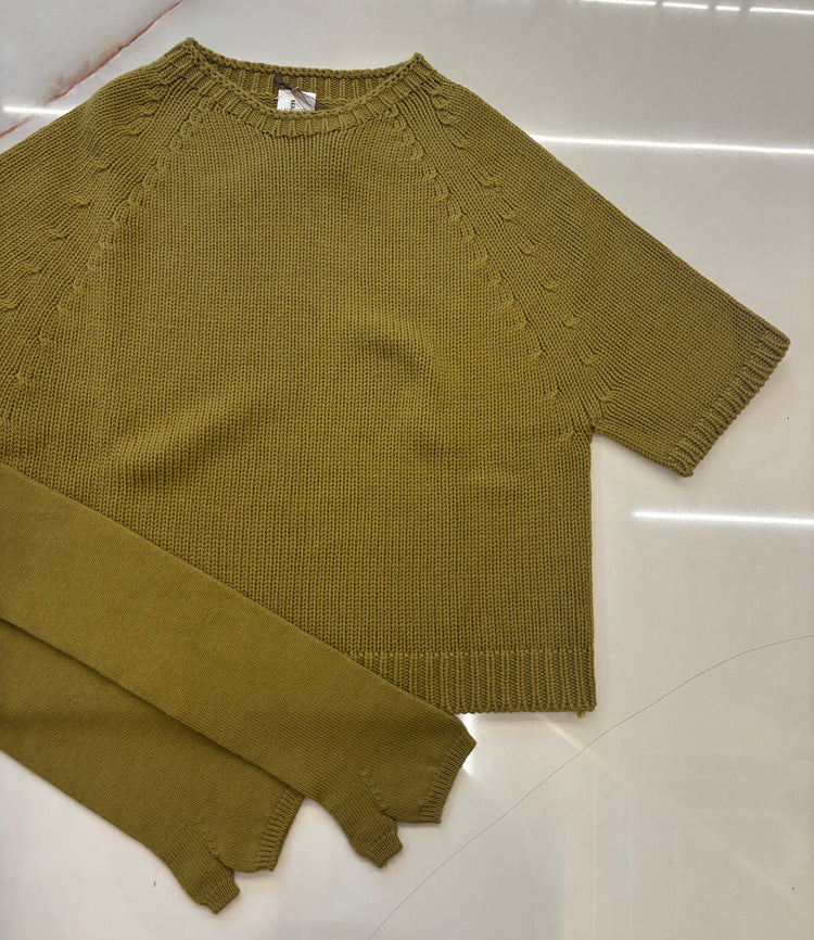 MARGARET - MAGLIONE OLIVIA - M/MANICA  + ACCESSORIO