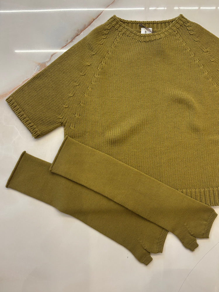 MARGARET - MAGLIONE OLIVIA - M/MANICA  + ACCESSORIO