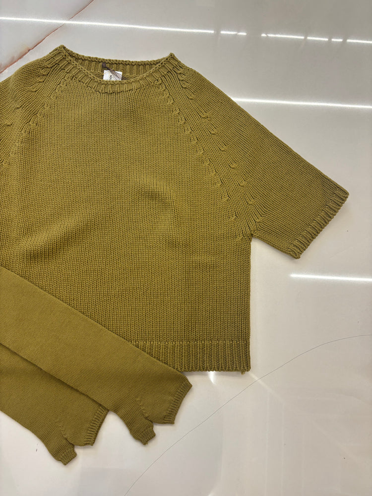 MARGARET - MAGLIONE OLIVIA - M/MANICA  + ACCESSORIO