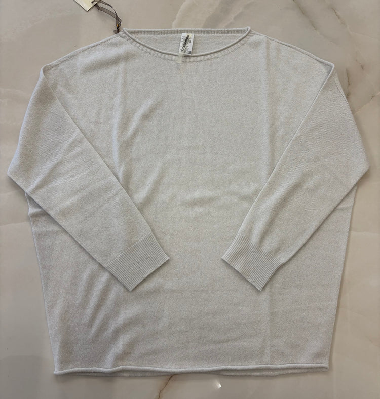 MARGARET - MAGLIONE OVER LUREX - PANNA