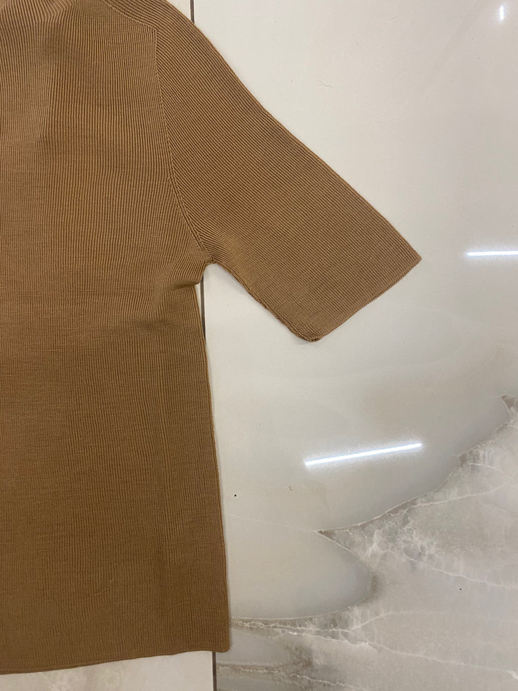 HAVEONE - MAGLIA MEZZO COLLO - CAMMELLO