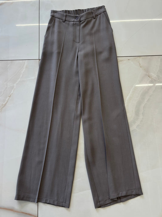 SUSY MIX - PANTALONE SARTORIALE  - FANGO