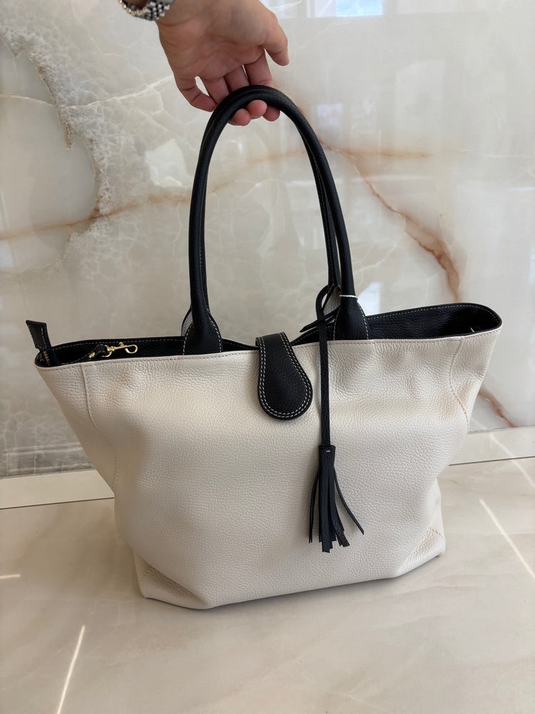 BORSA QUIET LUXURY - LATTE