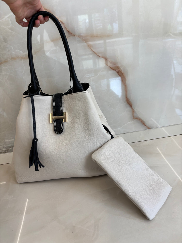 BORSA QUIET LUXURY - LATTE