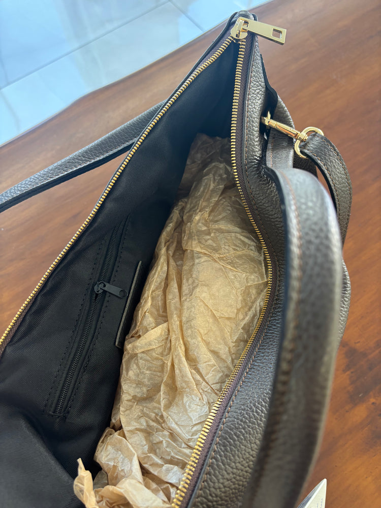 BORSA SHOPPER GRANDE - CIOCCOLATO