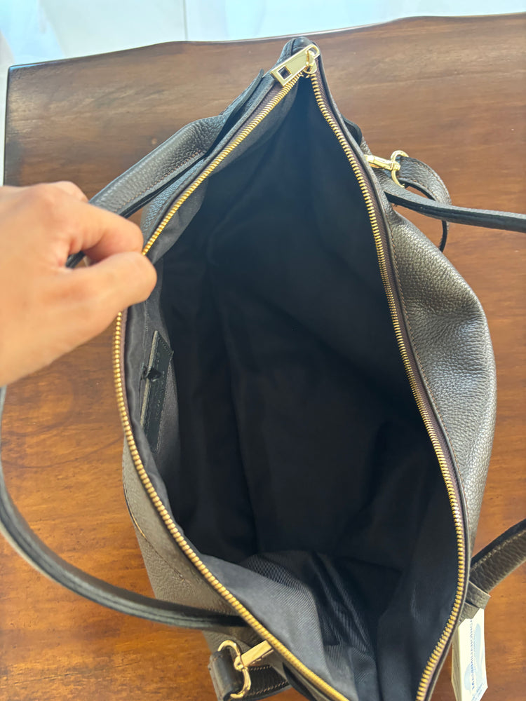 BORSA SHOPPER GRANDE - CIOCCOLATO