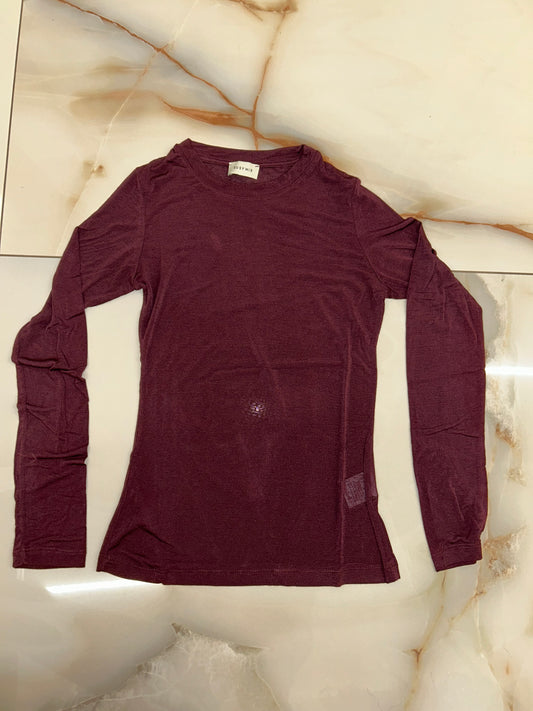 SUSY MIX - MAGLIA GIROCOLLO CACHEMIRINA - VINO