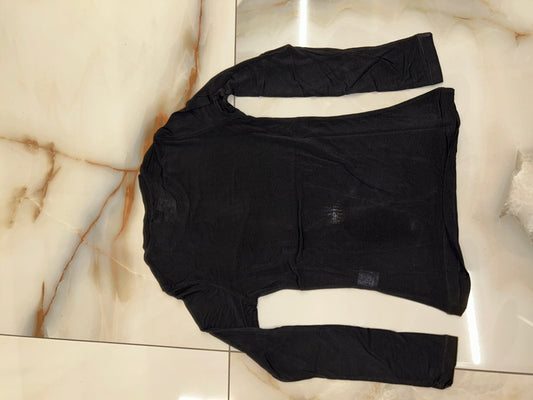 SUSY MIX - MAGLIA GIROCOLLO CACHEMIRINA - NERO