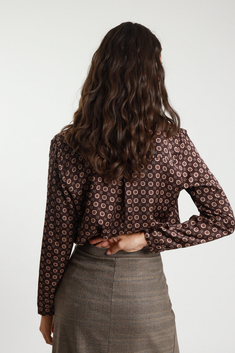 SUSY MIX - CAMICIA RASO - MORO
