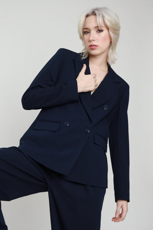 SUSY MIX - GIACCA DOPPIOPETTO - BLU