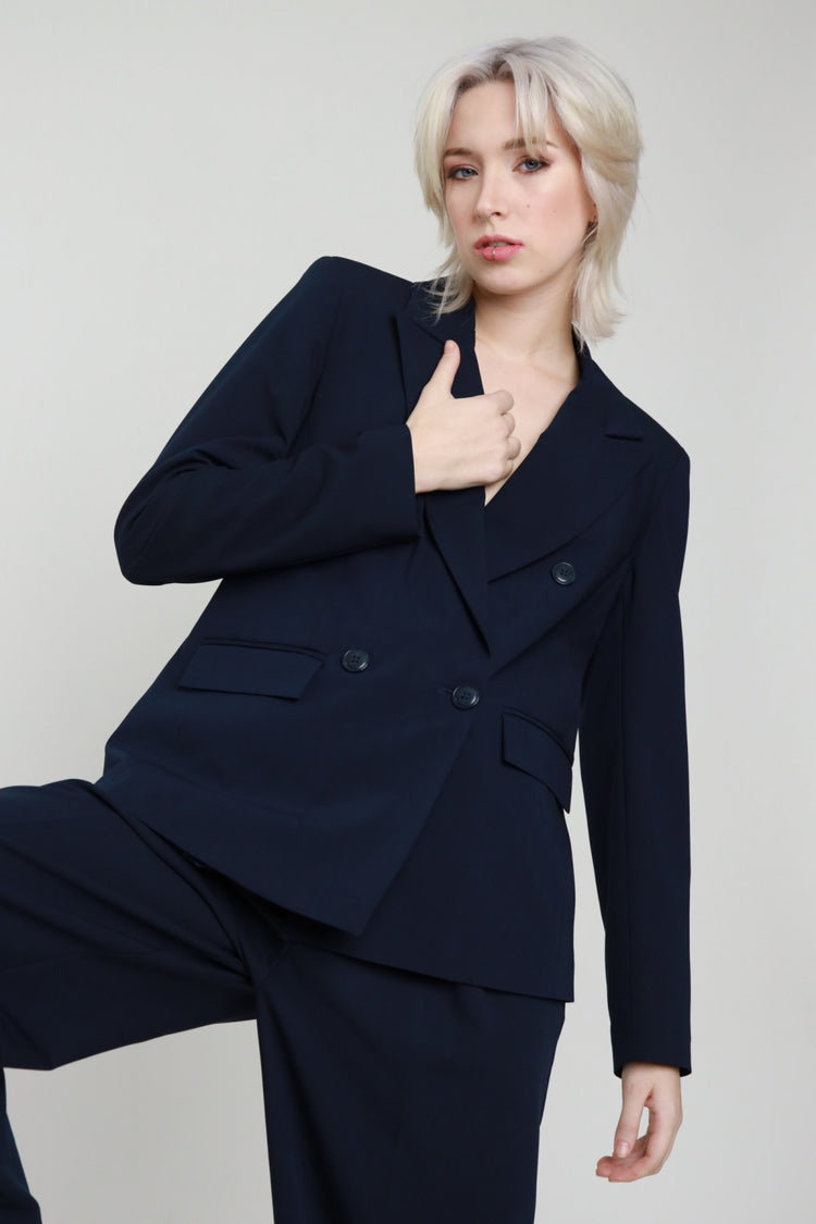 SUSY MIX - GIACCA DOPPIOPETTO - BLU