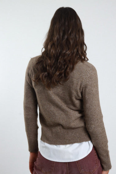 SUSY MIX - POLO IN MAGLIA - FANGO