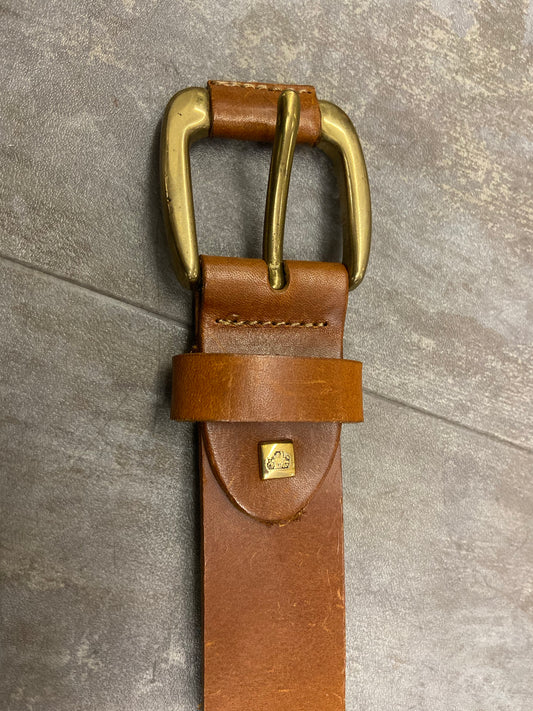 CINTURA LISCIA IN PELLE
