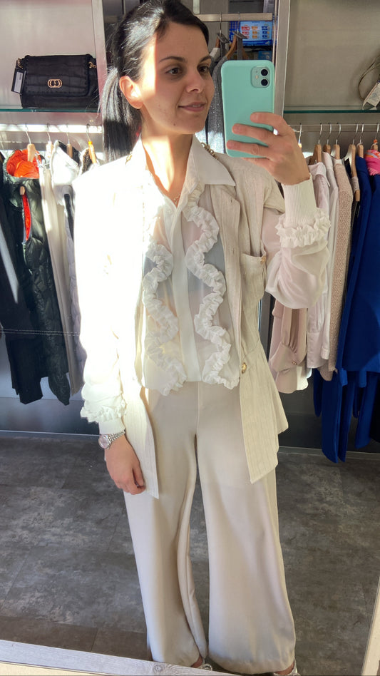 CAMICIA SUITE - BIANCA